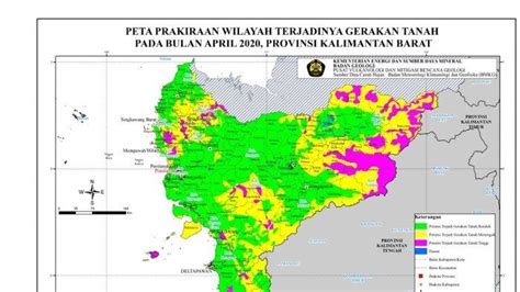 Peringatan Dini Badan Geologi Potensi Gerakan Tanah Di Wilayah