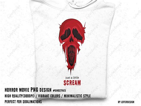 Ghostface Mask Png for Halloween Horror Movie Png Design for - Etsy