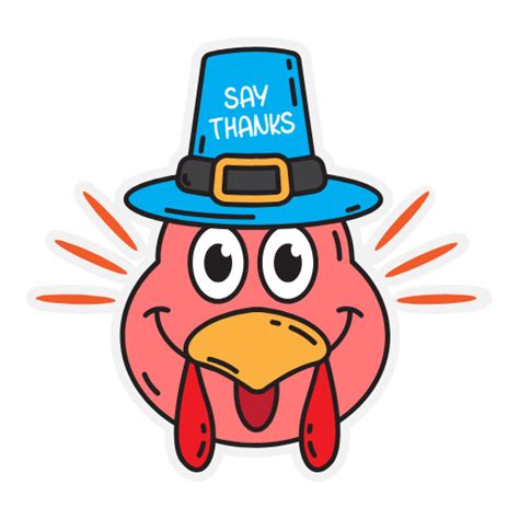 Thanksgiving Stickers In Svg Png Ai Drawhipo