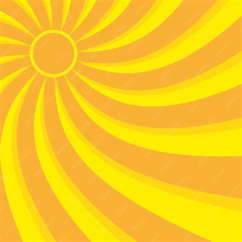 Premium Vector Abstract Yellow Sun Rays Background Summer Vector