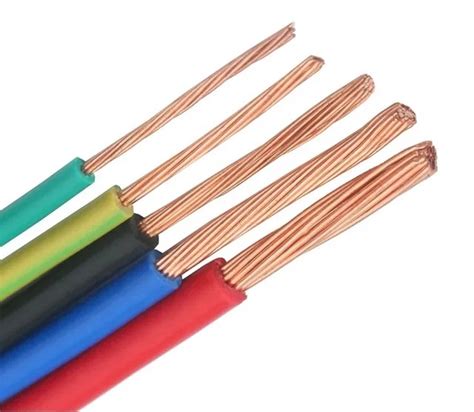 Bvr Mm Pvc Insulated Solid Copper Wire Electronic Cable For Home