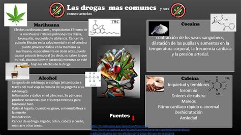 Efectos De Las Drogas Mas Comunes Tarea Subir Trabajo A Red Social