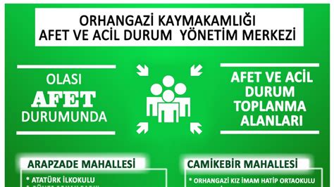 Afet ve Acil Durum Toplanma Alanları Saadet Öcalgiray Özel Eğitim