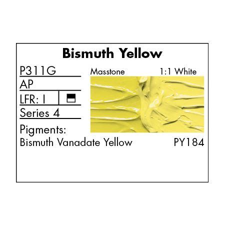 Grumbacher Pre Tested Oil Paint 37ml Bismuth Yellow Du All Art