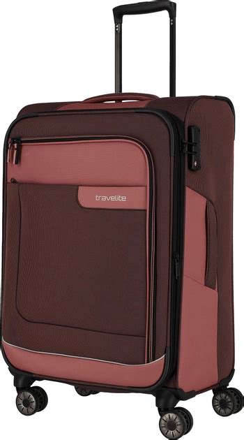 Чемодан Travelite Viia TL092848-14 70 л Розовый (4027002079014 ...