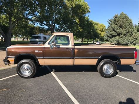 1991 Dodge Ram 250 1st Generation Cummins Diesel Original Miles 4x4 For