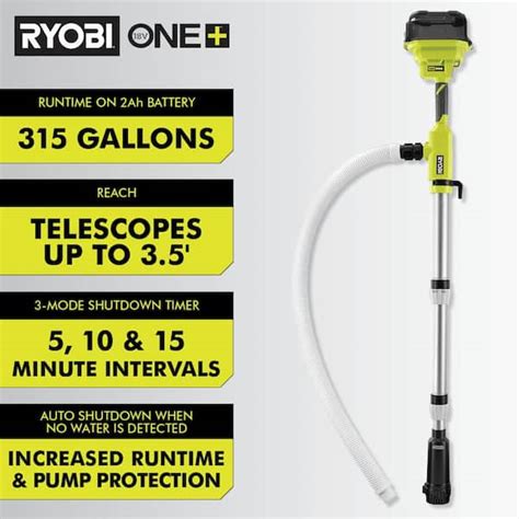 Ryobi Water Pump 18v | edu.svet.gob.gt