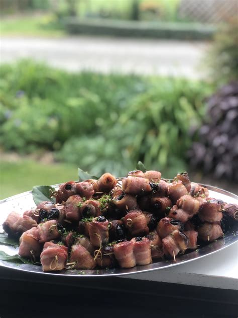 Prunes Wrapped In Bacon