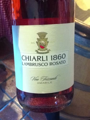 Chiarli 1860 Lambrusco Emilia Frizzante Amabile Rosato Vivino US