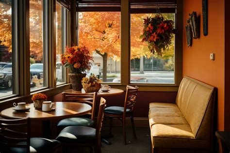 Ai Generative Image Of Cozy Ambience Of Cafe 31583601 Stock Photo At