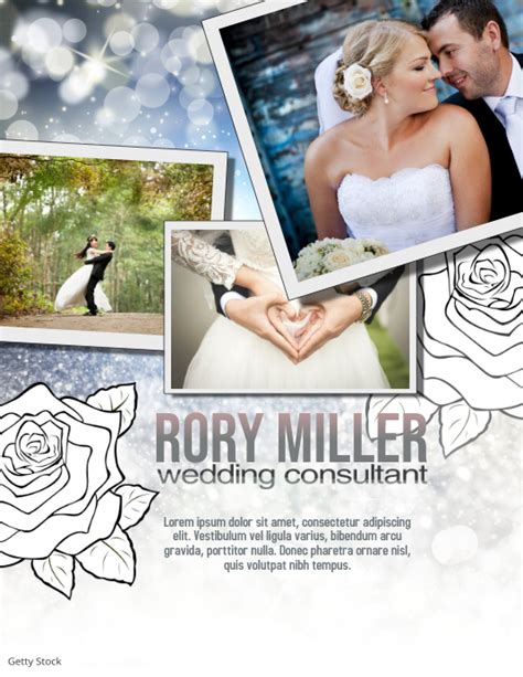 Wedding Party Planner Flyer Template Postermywall