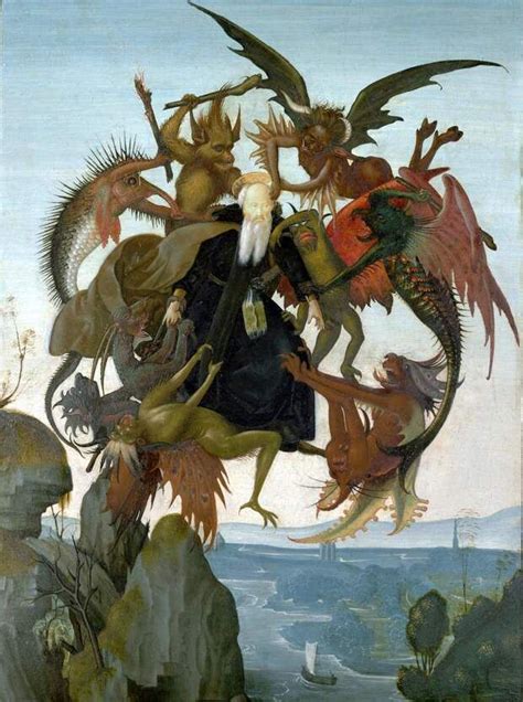 The Temptation Of Saint Anthony Martin Schongauer 1470 75