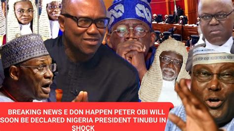 Breaking News E Don Happen Peter Obi Will Soon Be Declared Nigeria