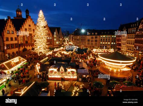 Frankfurt Christmas Market Germany Stock Photo Alamy