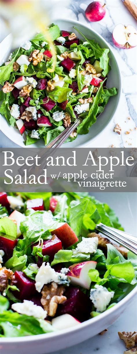 Beet And Apple Salad With Apple Cider Vinaigrette Vanilla And Bean Apple Salad Recipes Beet