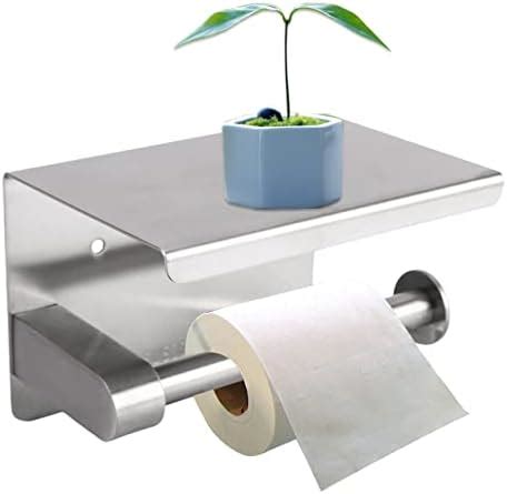 Porte papier toilette sans perçage avec étagère support de papier