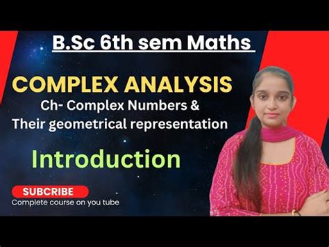 B Sc 6th Sem Maths Ch Complex Numbers By Jyoti Chaudhary