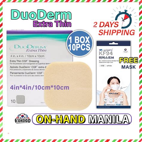 Duoderm Extra Thin Dressing Pcs Box In In Cm Cm Hydrocolloid