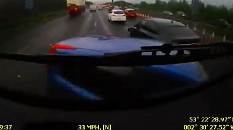 Dramatic Car Crash Footage Shows Exactly Why You Should Always Check