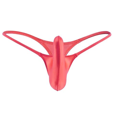 Ropa Interior Sexy Gay Para Hombre Tanga Aceitoso Brillante De Cintura Baja Alta Elasticidad