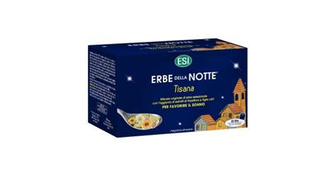 Esi Sonno e Serenità Erbe della Notte Tisana 20 Filtri per Infuso