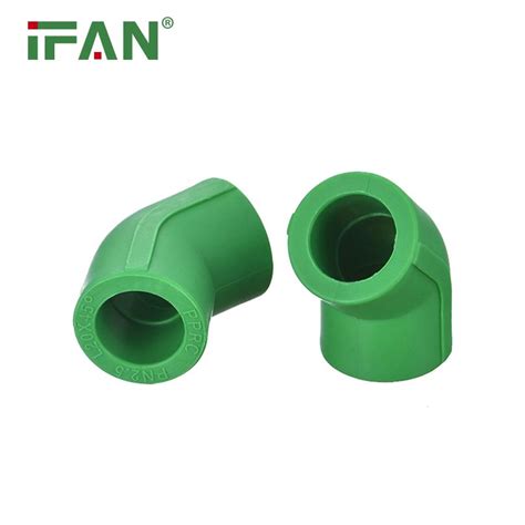 Ifan Factory Direct Polypropylene PPR Pipe Fittings Plastic PPR 45