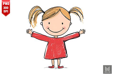 Hand Drawn Children Clipart Sublimation Graphic By Mulew · Creative Fabrica