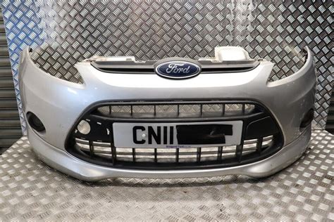 Ford Fiesta Mk Zetec S Front Bumper Complete In Moondust Silver