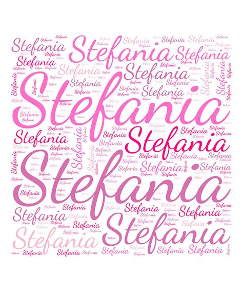 Stefania, Names Without Frontiers. Digital Art by Vidddie Publyshd ...