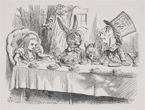 The Mad Hatters Tea Party From Alices Adventures In Wonderland Sir