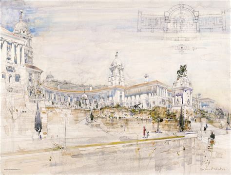 Record Drawing Of The Union Building Pretoria South Africa