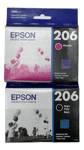 Cartuchos Epson 206 Negro 206 Magenta Xp2101 Originales Envío gratis