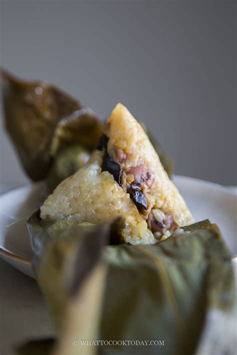 Vegetarian Zongzi Sticky Rice Dumplings Instant Pot Or Stove Top