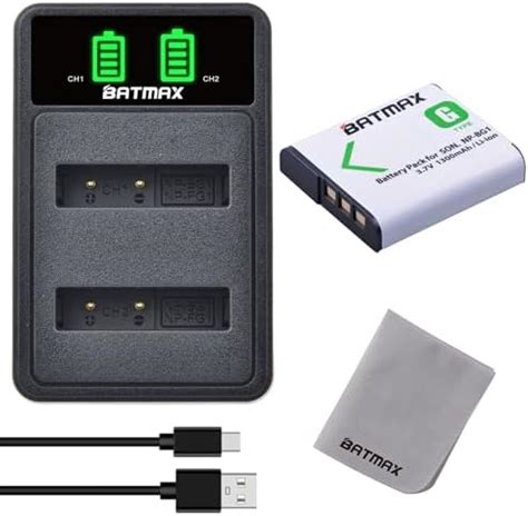 Batmax NP BG1 NP FG1 Battery And USB Dual Battery Charger For Sony