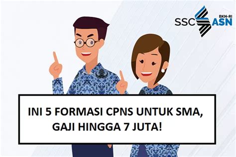 Ini Daftar 5 Formasi CPNS Untuk SMA Sederajat Gaji Hingga Rp7 Juta Loh