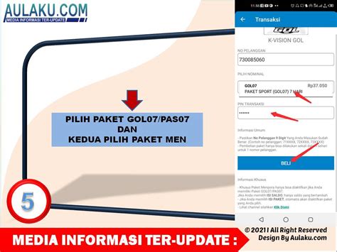 Cara Beli Paket Menpora 2021 KVision Menggunakan Aplikasi PulsaPedia