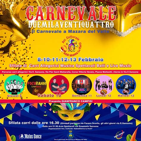 Carnevale Da Petrosino A Valderice Ecco Dove Sfilano Maschere E