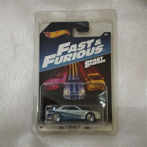 Hot Wheels Nissan Skyline Gtr R Brian Hw Fast Furious Series Walmart Exclusive Jdm Shopee