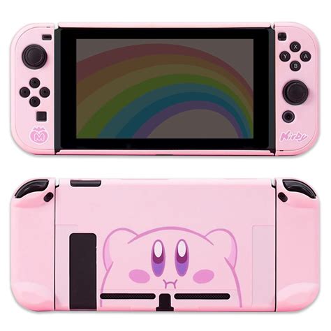 Kirby Skin Pink Anime Nintendo Switch Lite Oled Wrap Beluga Design