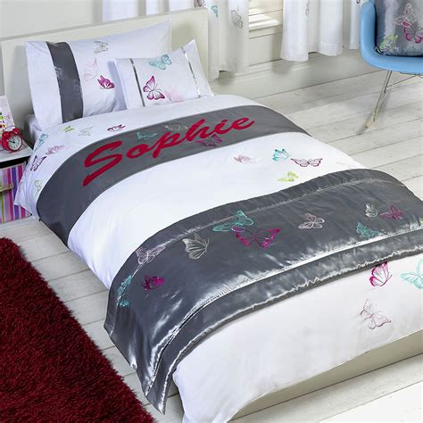 Personalised Butterfly Duvet Cover With Pillow Case Bedding Set Custom