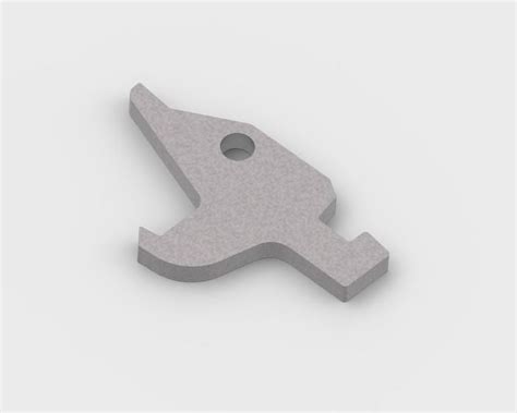 Trigger Part Model Scanned From Sample Part Precision Scanning And Design
