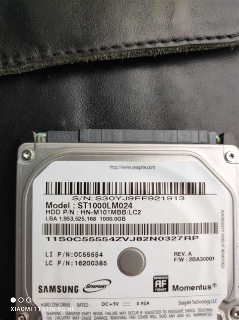Жорсткий диск на 1 терабайт . Hdd 2.5 Samsung 1000gb. До ноутбука: 400 ...