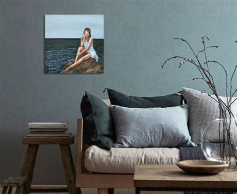 Beach Babe Painting Art X Acrylic On Canvas Katie Jobling