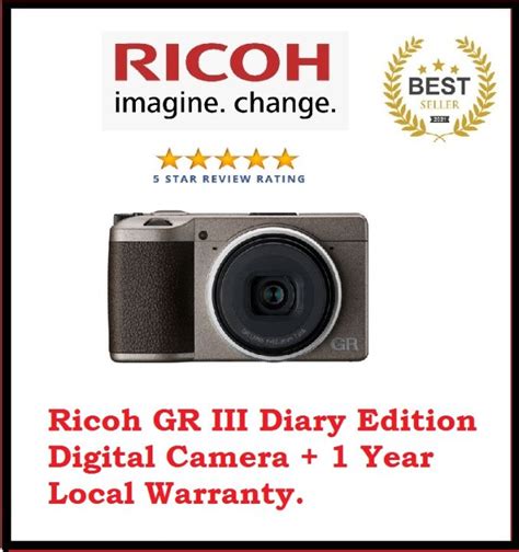 Ricoh GR III Diary Edition Digital Camera 1 Year Ricoh Singapore