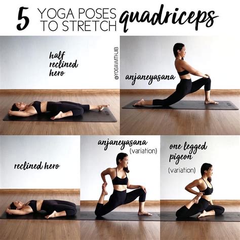 Here are 5 yoga poses to help stretch your #quads so your legs feel so ...