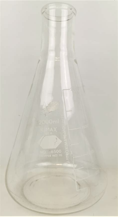 Used Corning Pyrex Kimble Kimax Narrow Mouth Erlenmeyer