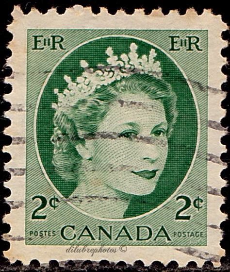 Canada Elizabeth II Scott 338 A144 Issued 1961 2c Ldb Postage