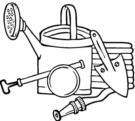 Gardening Coloring Pages To Download And Print For Free