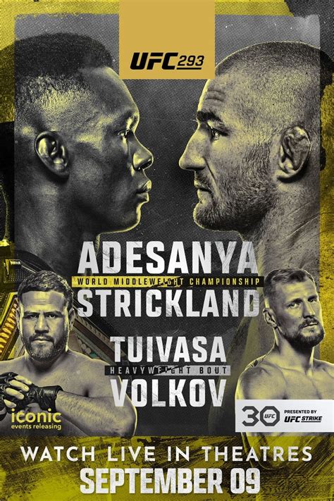 Ufc Adesanya Vs Strickland Movie Times Showbiz Fall Creek