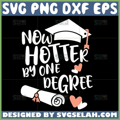 Now Hotter By One Degree Svg Graduate 2022 Svg SVG Selah